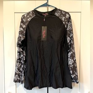 NWT two piece swim set with padding